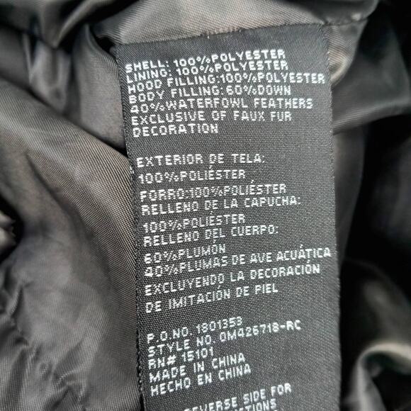 Madison Women’s Puffer Coat Size M Insulated Quilted Long Winter Jacket - Picture 12 of 12